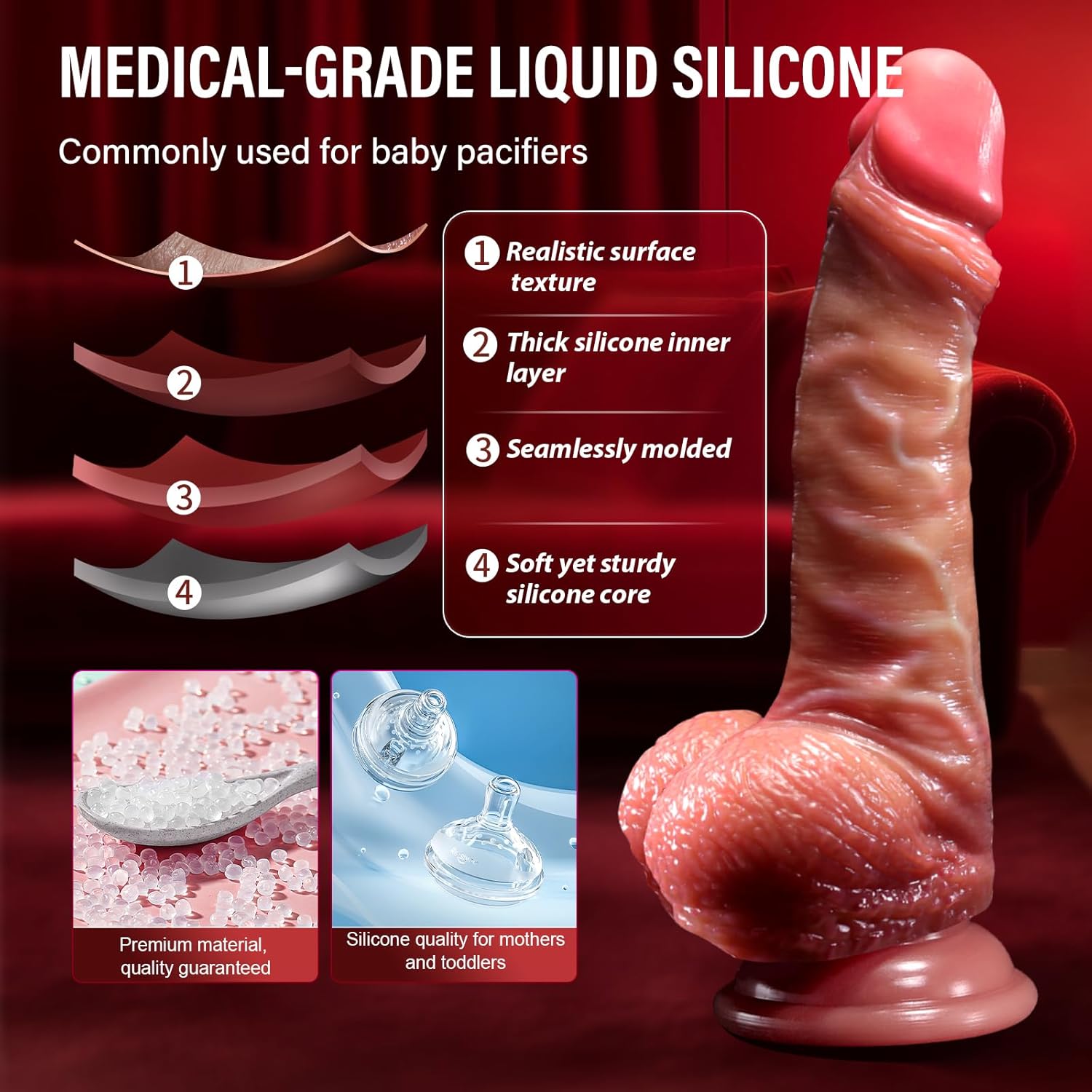 Best 9 Inch Soft Realistic Dildo in Pakistan - Image 4