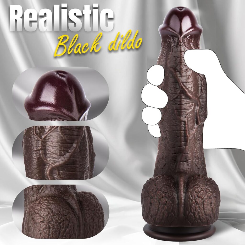 Best 8 Inch Black Dildo in Pakistan