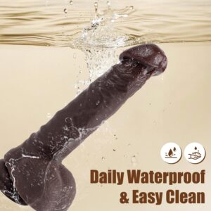 Best 8 Inch Black Skin Dildo Pakistan