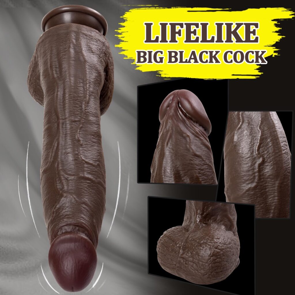 Best 11 Inch Black Dildo in Pakistan