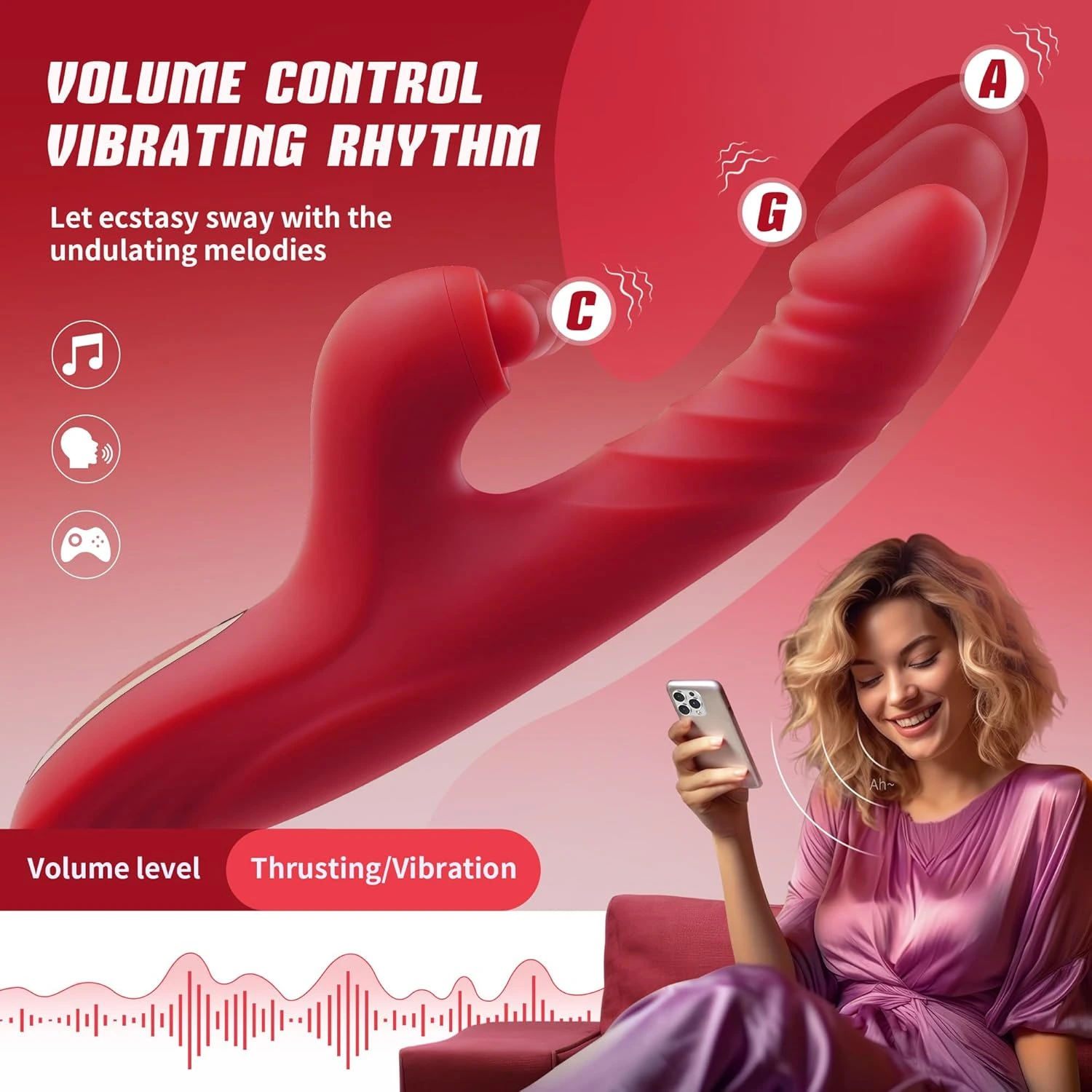 Toendi G Spot Vibrator Dildo in Pakistan
