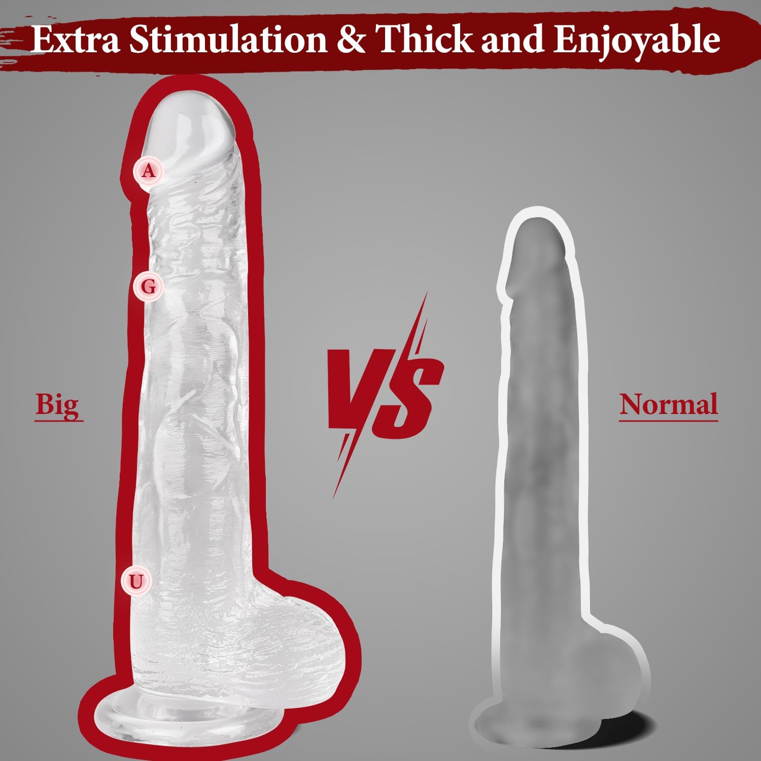 11 Inch Clear Big Dildo in Pakistan - Image 4