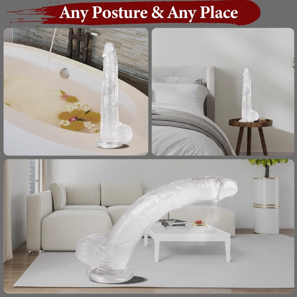 11 Inch Clear Big Dildo in Pakistan