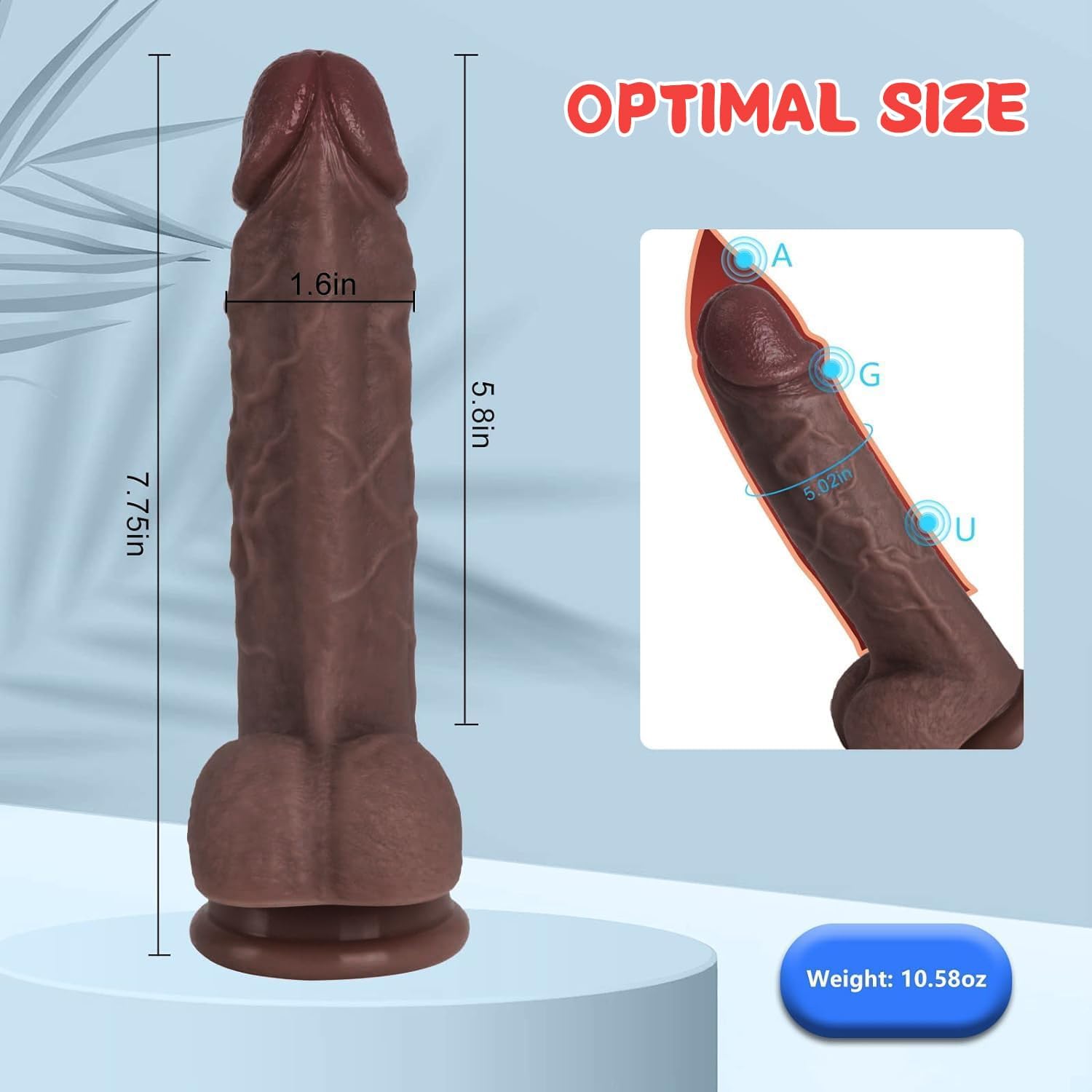 8 Inch Realistic Dildo Pakistan - Image 3