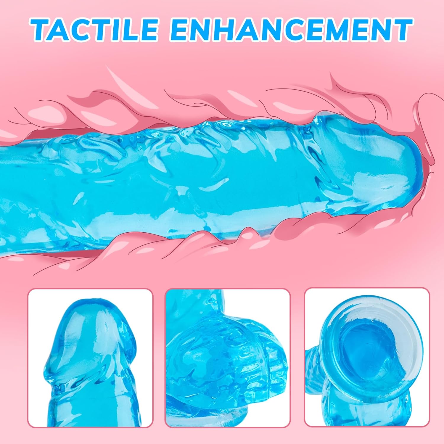 Best 7 Inch Soft Blue Dildo Pakistan