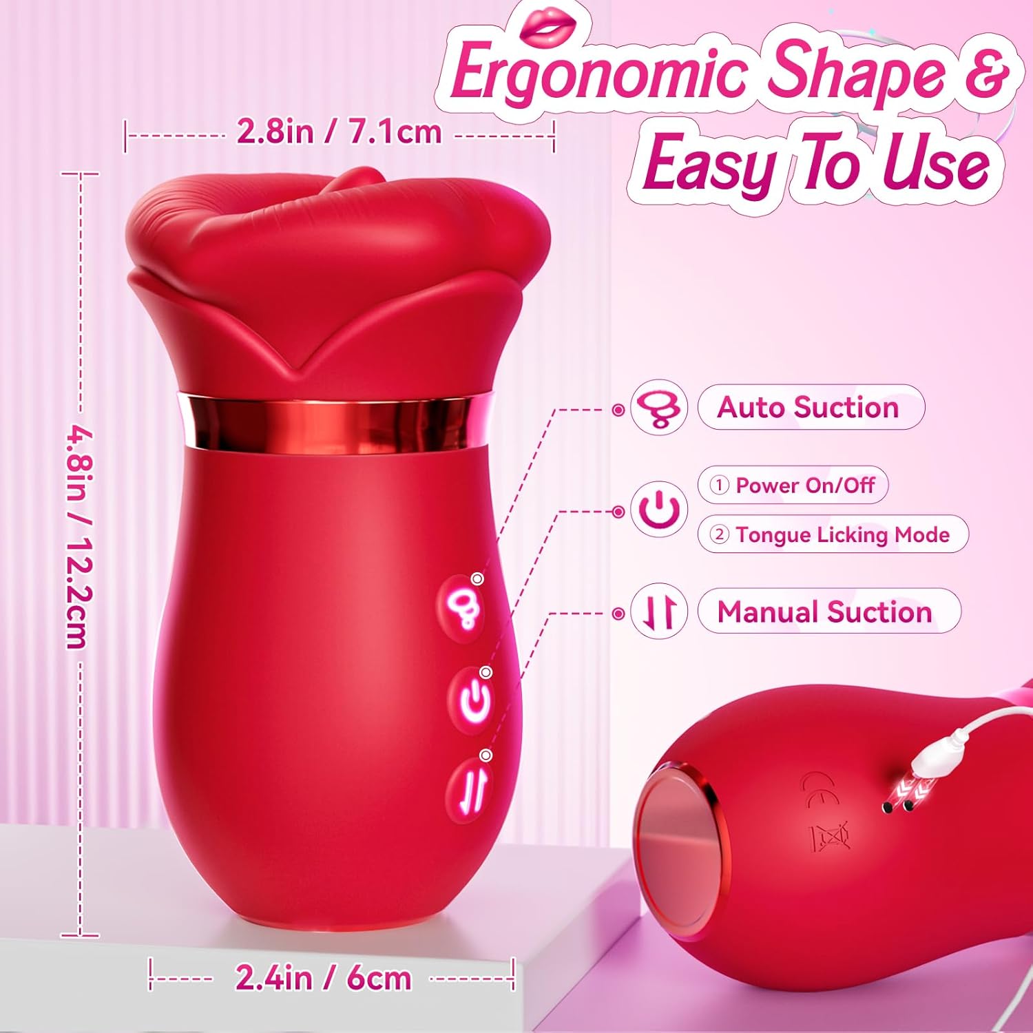 Best Sucking Vibrator Rose in Pakistan - Image 3