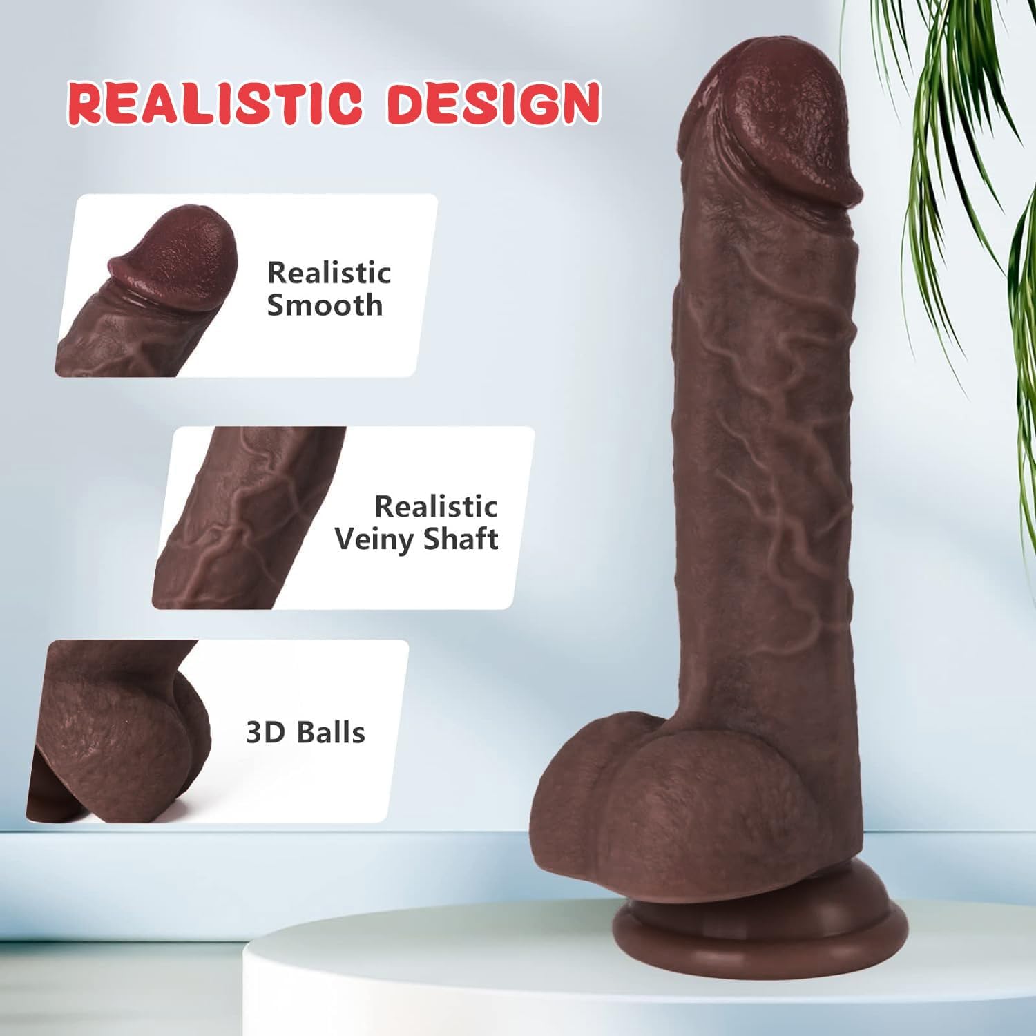Black Realistic Dildo in Pakistan