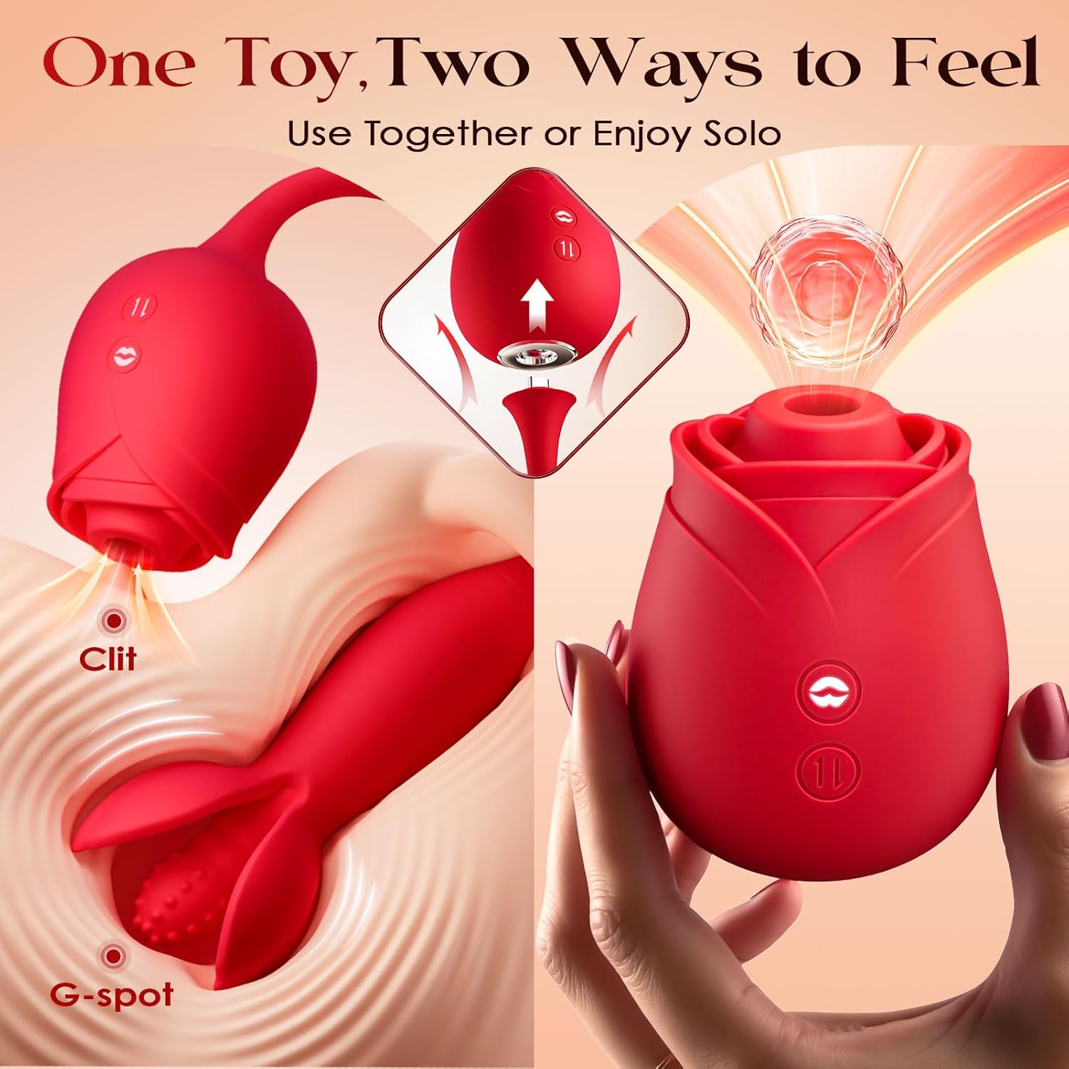 Best Rose Couple Vibrator in Pakistan - Image 3