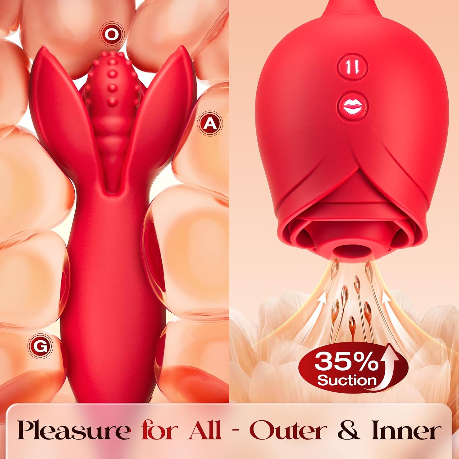 Best Rose Couple Vibrator in Pakistan