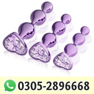 3 Pcs Metal Anal Plugs in Pakistan