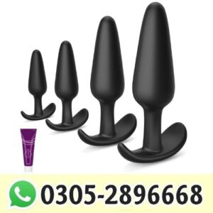 4PCS Silicone Butt Plug in Pakistan