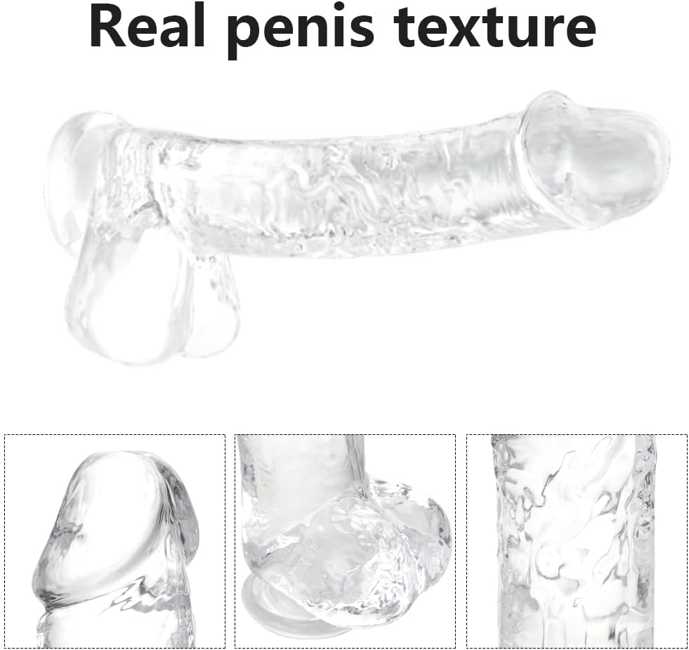 6 inch Clear Dildo in Pakistan