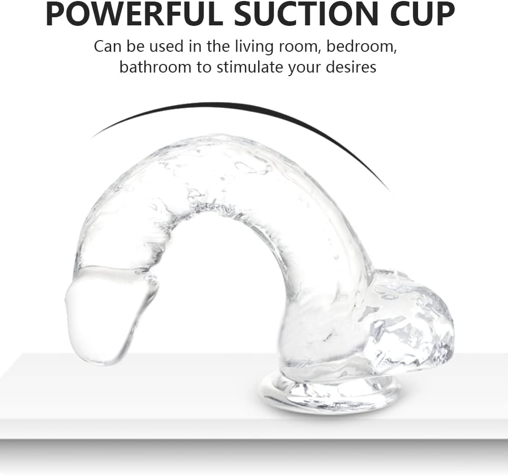 6 inch Clear Dildo in Pakistan