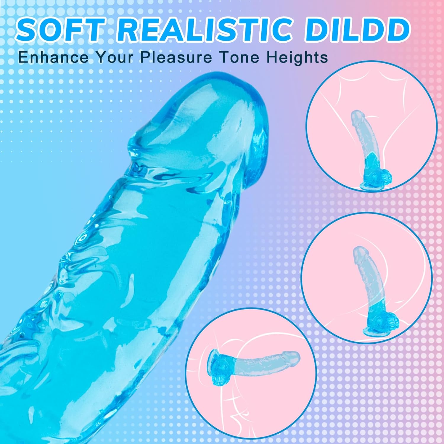 7 Inch Blue Dildo in Pakistan - Image 3