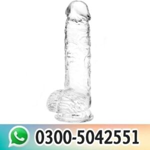 6 inch Clear Dildo in Pakistan