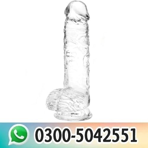 6 inch Clear Dildo in Pakistan