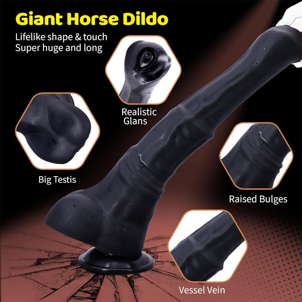 15 inch Silicone Horse Dildo in Pakistan