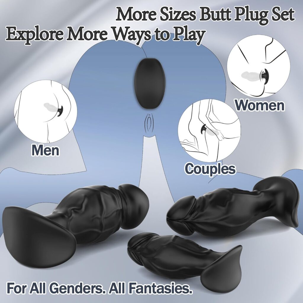 3 PCS Anal Dildo Kit in Pakistan