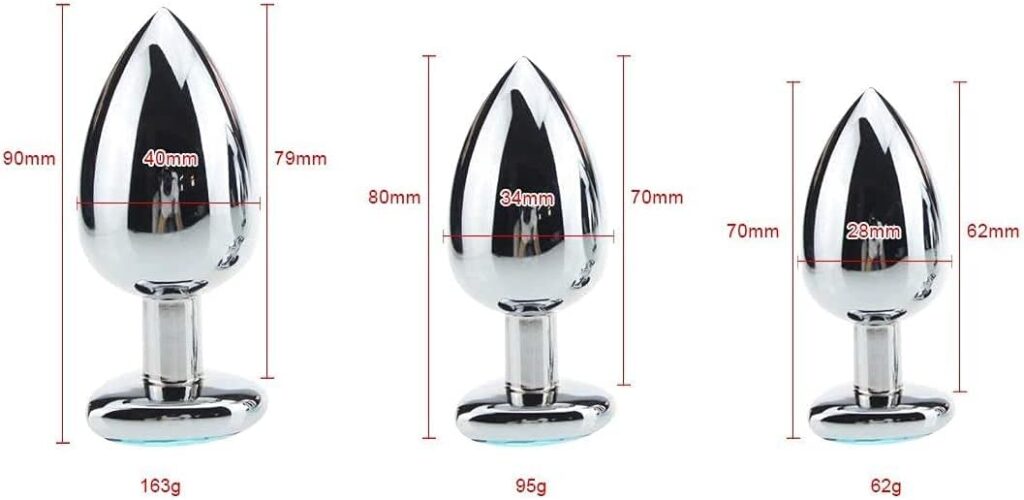 3 PCS Anal Plug Sex Toy in Pakistan