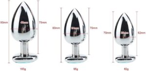 3 Pcs Anal Plug Set in Pakistan