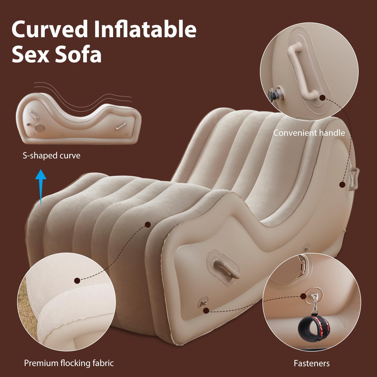 Automatic Inflatable Sex Sofa Chair