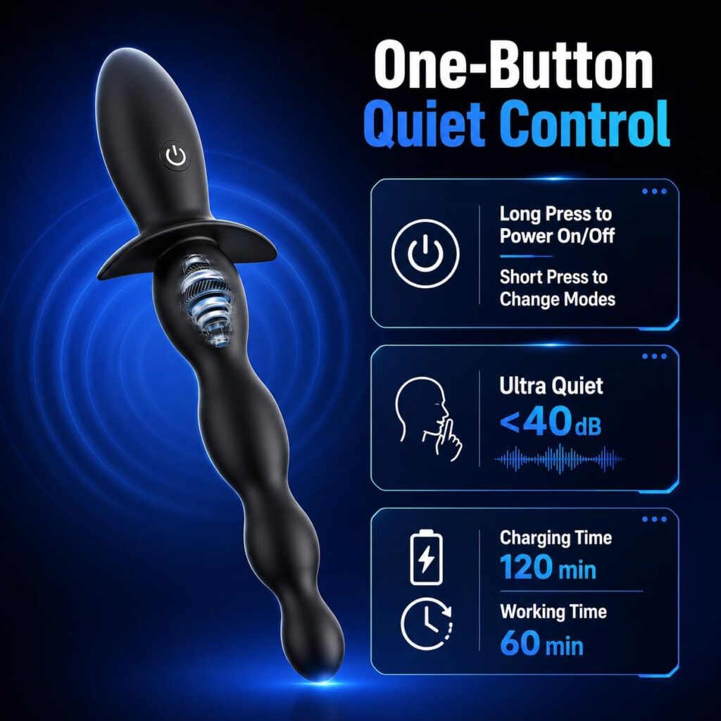 Anal Vibrator Bead Prostate Massager