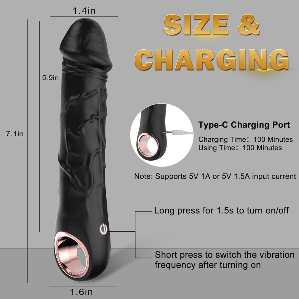 Buy G Spot Realistic Dildo Vibrator Toy