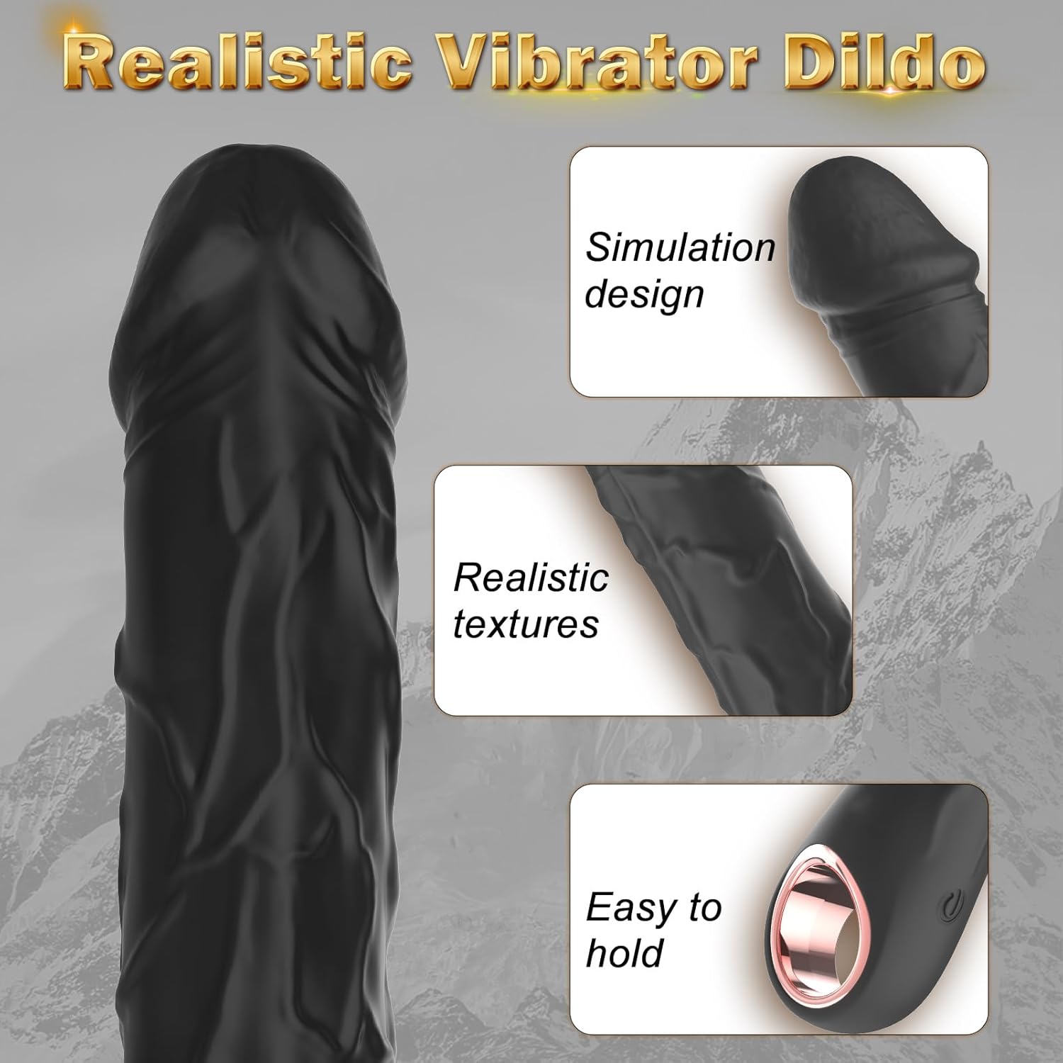 Buy G Spot Realistic Dildo Vibrator Toy - Image 2