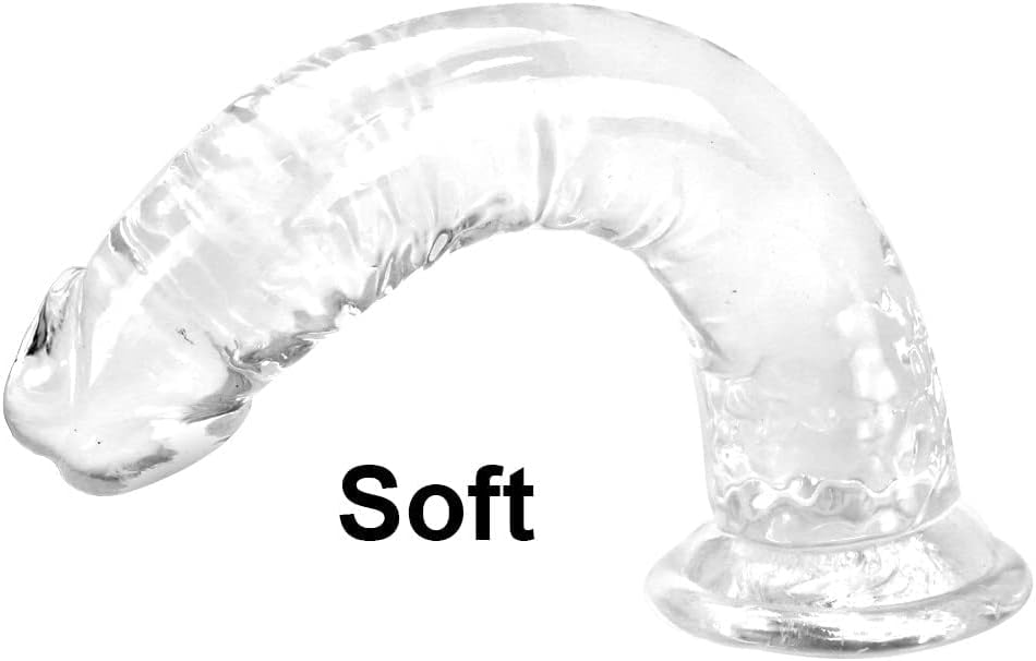 Clear Realistic Dildo Set for Women