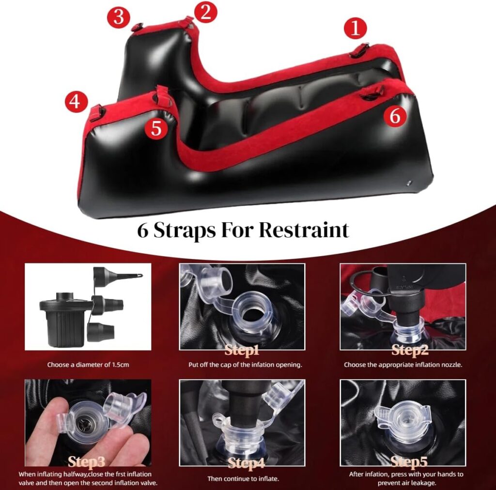 Inflatable Sex Sofa with Electric Inflator