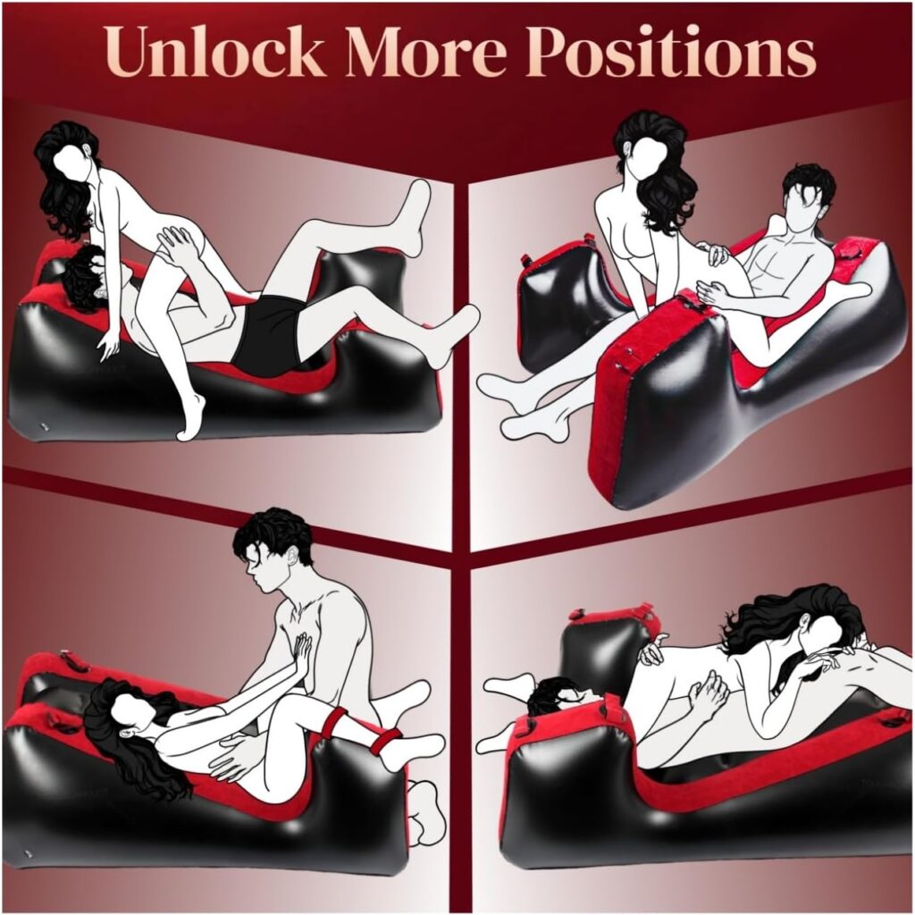 Inflatable Sex Sofa with Electric Inflator