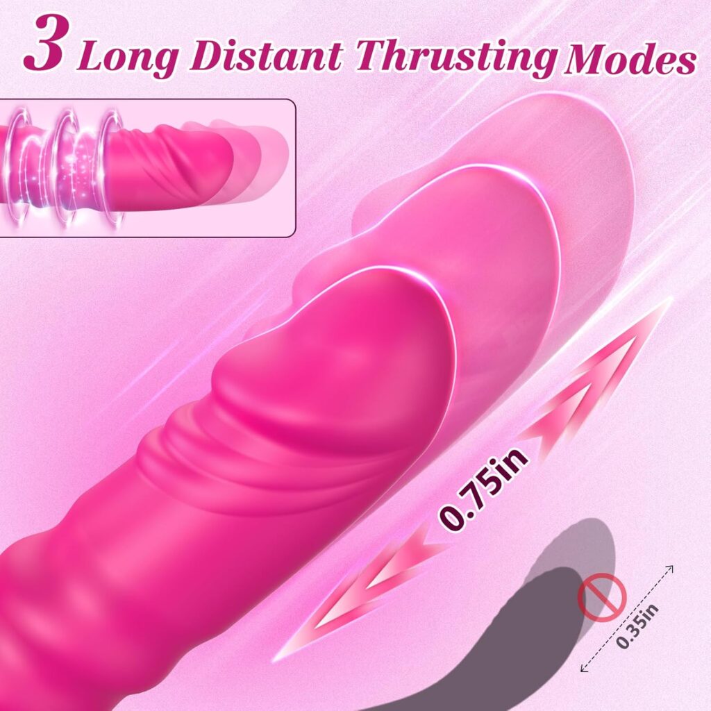 Thrusting Vibrator Dildo Sex Toy