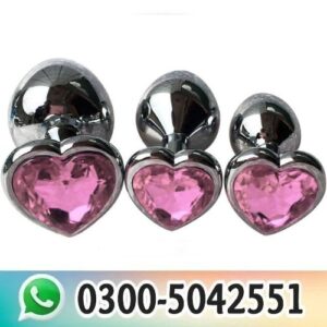 3 PCS Anal Plug Sex Toy in Pakistan