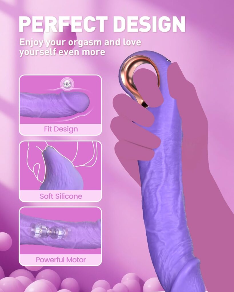 Vibrator Thrusting Dildo Sex Toy