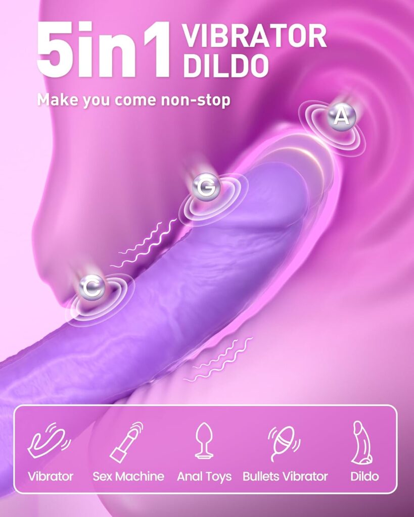 Vibrator Thrusting Dildo Sex Toy