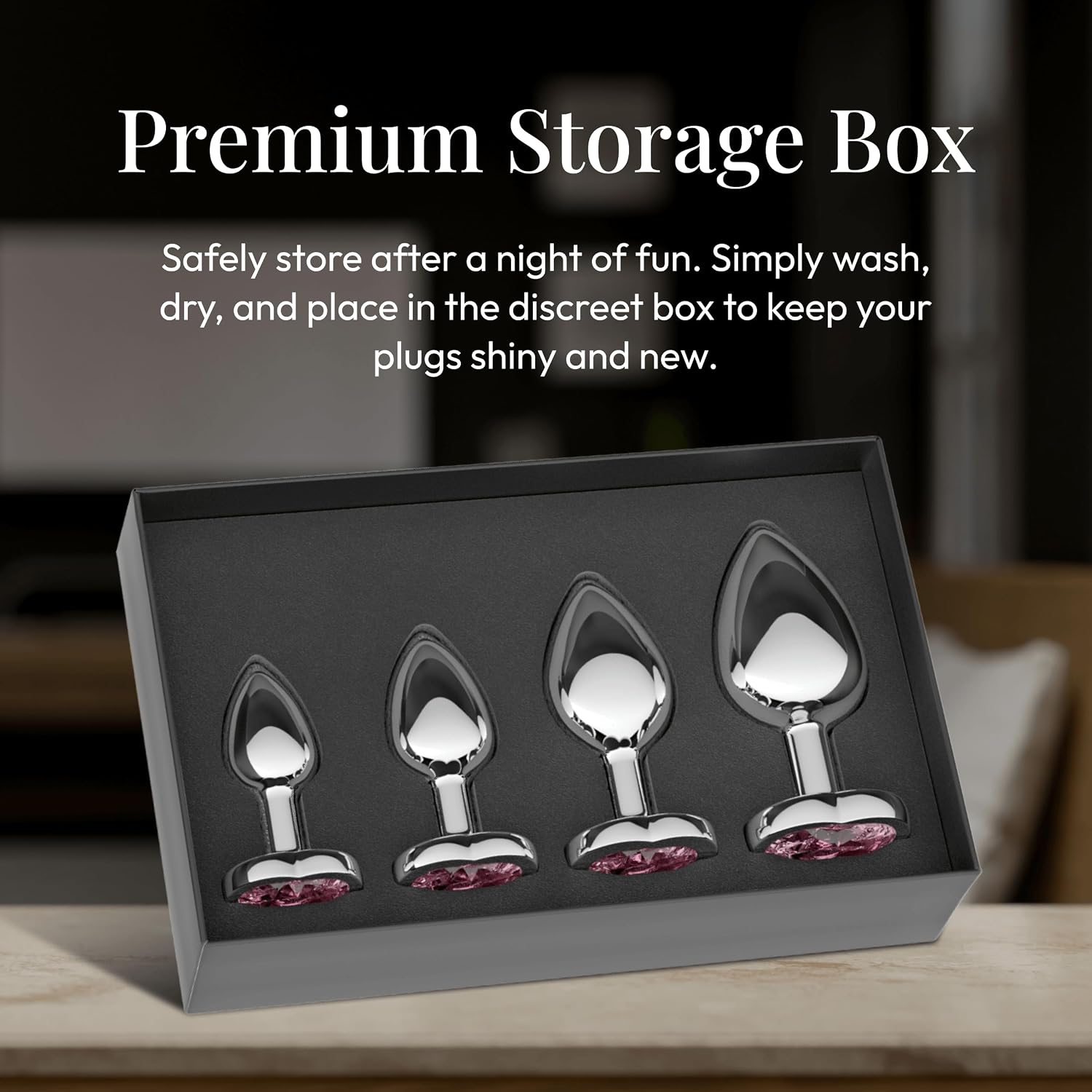 4 PCS Metal Butt Plug Beginner in Pakistan