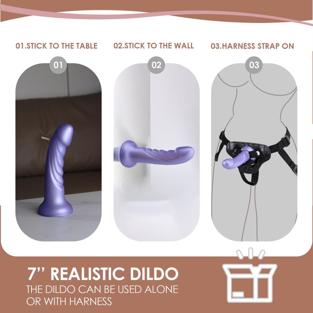 7 Inch Adjustable Strap Dildo in Pakistan - Image 2