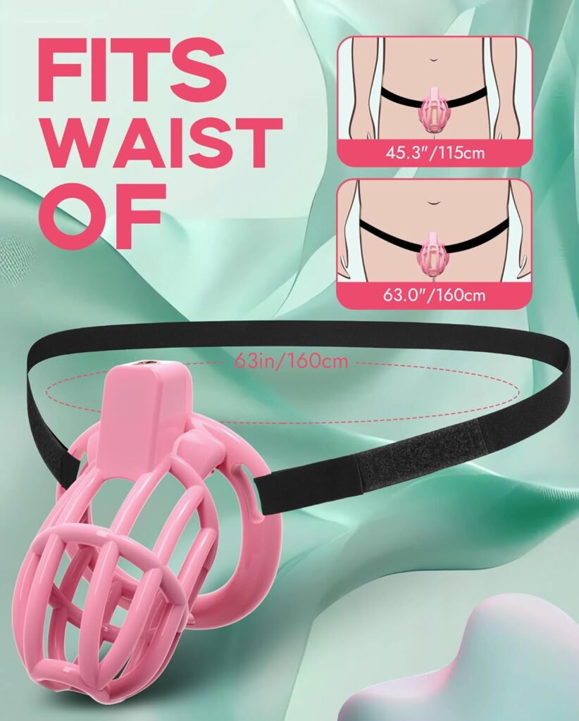 Adjustable Plastic Chastity Strap for Men