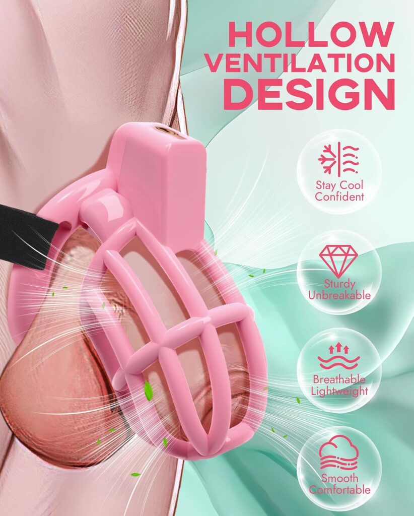 Adjustable Plastic Chastity Strap for Men