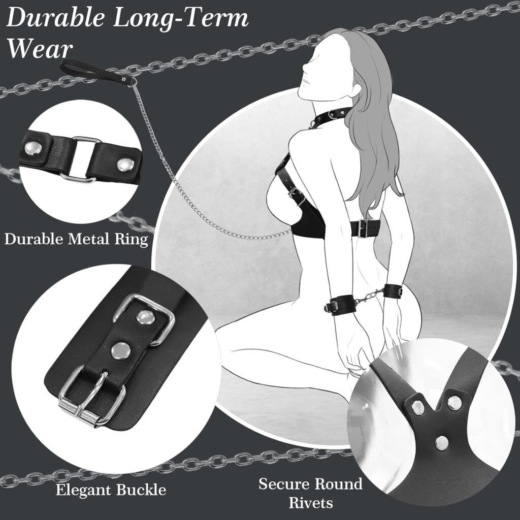 BDSM Bondage Sex Breast Restraints Set
