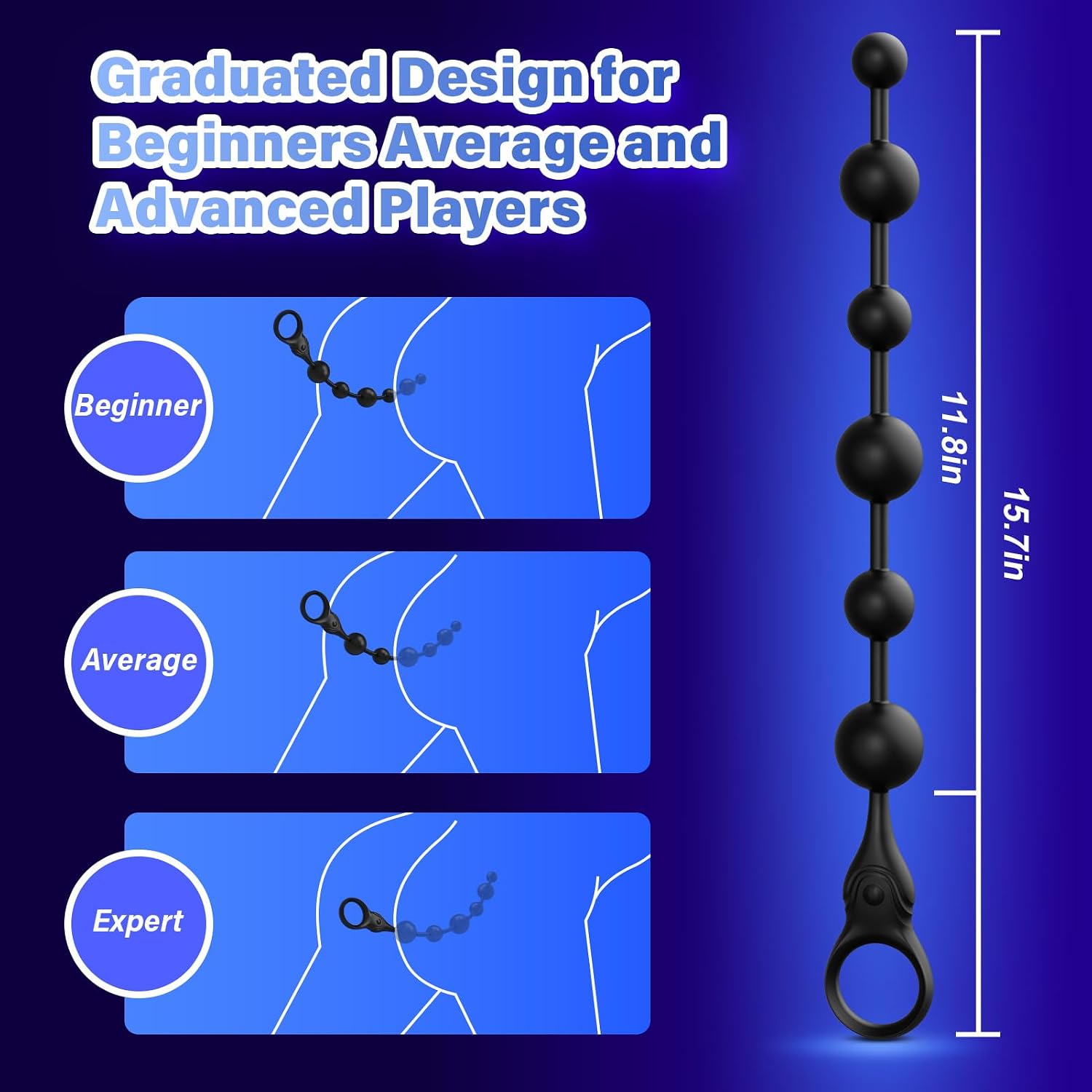 Real Vibrating Anal Beads Anal Toy in Pakistan - Image 2