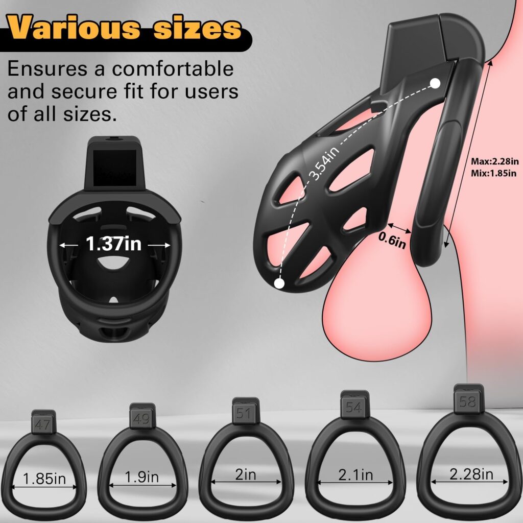 Male Chastity Cage with Invisible Lock in Pakistan