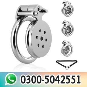 4 In 1 Men Flat Chastity Cage in Pakistan