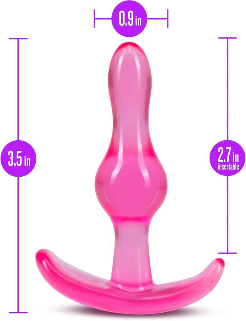 Wearable 3 Inch Soft Anal Plug Toy