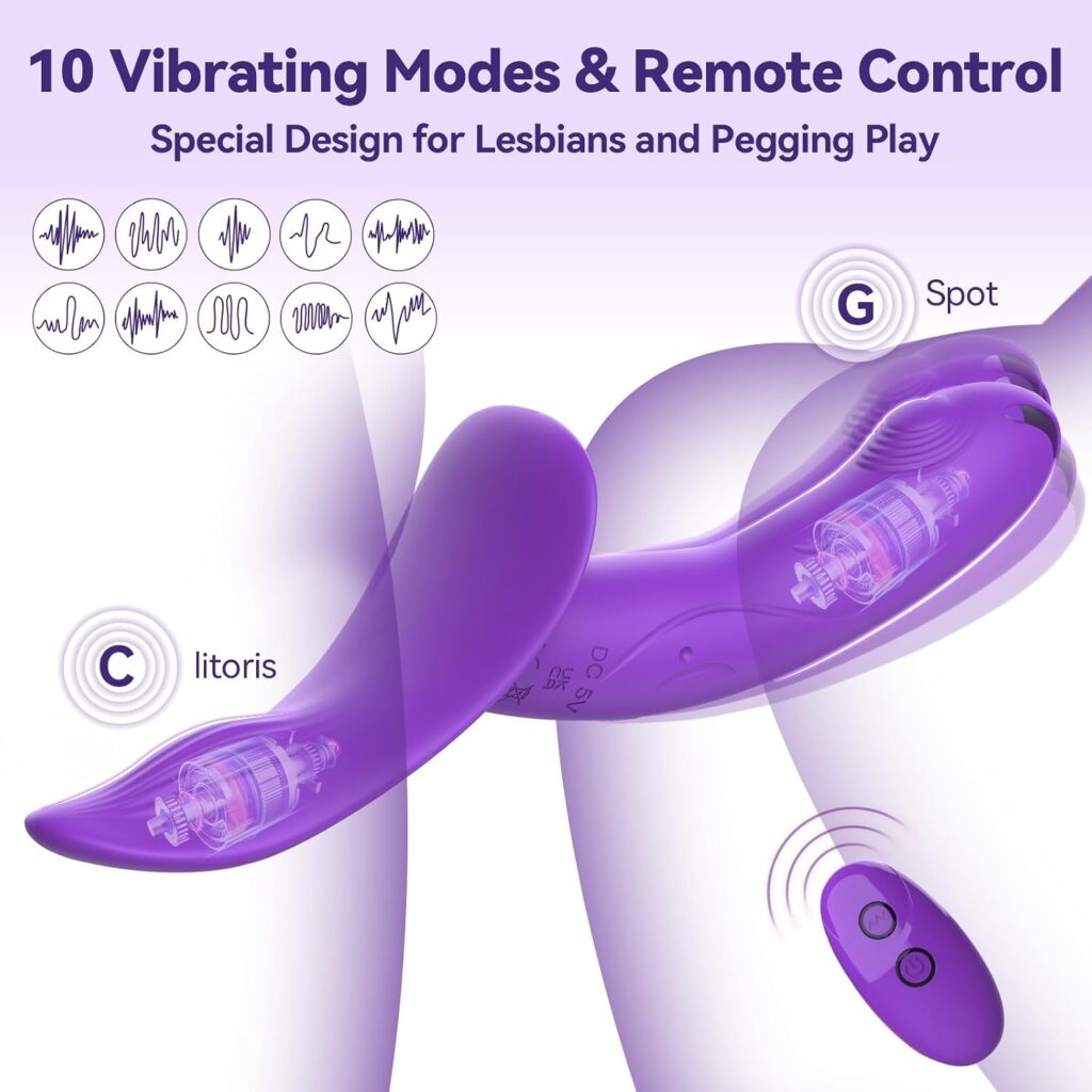 Rechargeable Vibrating Strap On Dildo in Pakistan